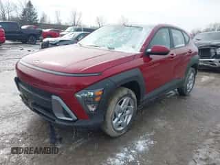 2024 Hyundai Kona SE with VIN KM8HACAB5RU127667, listed as a IAAI auction lot 41575437 with 12,654 mi miles and . Bid and sale history available at DreamBid. Image 2.