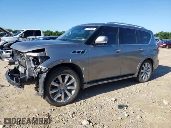 ✅ 2012 Infiniti QX56 8-passenger • VIN: JN8AZ2NC6C9316841 • Lot: 63465945. Listed on Copart with 195,624 mi. Free auction sales archive from the USA and detailed vehicle history report at DreamBid. Image 1.
