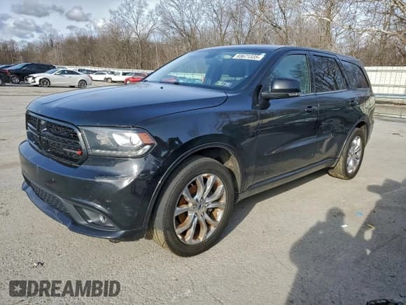 ✅ 2017 Dodge Durango GT • VIN: 1C4RDJDG1HC828061 • Lot: 93671335. Listed on Copart with 176,340 mi. Free auction sales archive from the USA and detailed vehicle history report at DreamBid. Image 1.