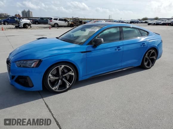 ✅ 2022 Audi RS 5 Sportback • VIN: WUAAWCF57NA901071 • Lot: 41744493. Listed on Copart with 12,409 mi. Free auction sales archive from the USA and detailed vehicle history report at DreamBid. Image 1.