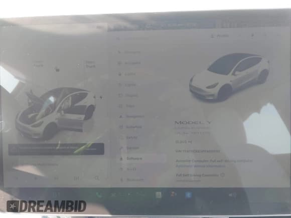 ✅ 2023 Tesla Model Y Long Range • VIN: 7SAYGDEE3PF900030 • Lot: 41147192. Listed on IAAI with 13,903 mi. Free auction sales archive from the USA and detailed vehicle history report at DreamBid. Image 17.