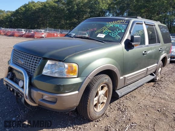 ✅ 2003 Ford Expedition Eddie Bauer • VIN: 1FMFU18L43LA35710 • Lot: 43368771. Listed on IAAI with Not provided. Free auction sales archive from the USA and detailed vehicle history report at DreamBid. Image 2.