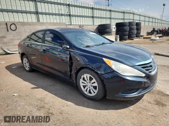 2013 Hyundai Sonata GLS with VIN 5NPEB4AC7DH594305, listed as a Copart auction lot 69480165 with 212,890 mi miles and Salvage title. Bid and sale history available at DreamBid. Image 4.
