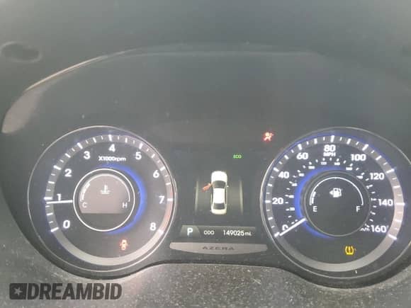 2014 Hyundai Azera Limited с VIN KMHFH4JG1EA381294, выставлен на аукционе Copart как лот 82533394 с пробегом 149 025 миль миль и Списание • Salvage title. История ставок и продаж доступна на DreamBid. Изображение 9.