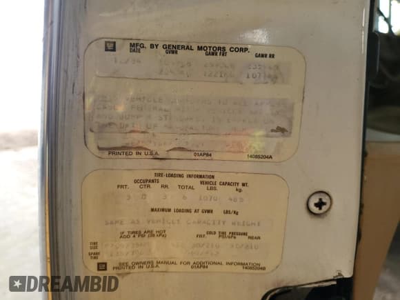 ✅ 1985 Buick Riviera • VIN: 1G4EZ57Y6FE407347 • Лот: 58836105. Опубликован ранее на Copart с пробегом 25 206 миль. Бесплатный доступ к архиву аукционных продаж из США и подробный отчёт об истории автомобиля на DreamBid. Изображение 12.