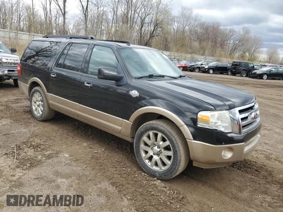 ✅ 2012 Ford Expedition Max King Ranch • VIN: 1FMJK1J52CEF64587 • Lot: 54187975. Listed on Copart with 117,374 mi. Free auction sales archive from the USA and detailed vehicle history report at DreamBid. Image 4.
