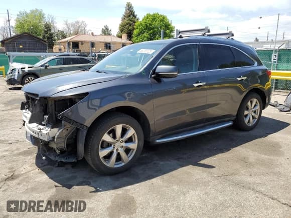 ✅ 2014 Acura MDX Advance • VIN: 5FRYD4H84EB044244 • Lot: 58200125. Listed on Copart with 97,058 mi. Free auction sales archive from the USA and detailed vehicle history report at DreamBid. Image 1.