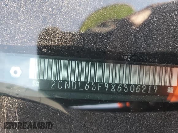 ✅ 2008 Chevrolet Equinox LT • VIN: 2CNDL63F986306219 • Лот: 61144955. Опубликован ранее на Copart с пробегом 203 193 миль. Бесплатный доступ к архиву аукционных продаж из США и подробный отчёт об истории автомобиля на DreamBid. Изображение 13.