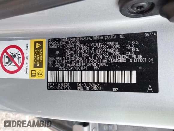 ✅ 2015 Lexus RX 450h • VIN: 2T2ZB1BA1FC001679 • Лот: 41900991. Опубликован ранее на IAAI с пробегом 135 828 миль. Бесплатный доступ к архиву аукционных продаж из США и подробный отчёт об истории автомобиля на DreamBid. Изображение 9.