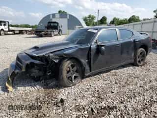 2009 Dodge Charger SXT with VIN 2B3KA33V49H514054, listed as a Copart auction lot 55347824 with 203,389 mi miles and Salvage title. Bid and sale history available at DreamBid. Image 1.