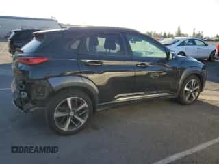2018 Hyundai Kona Ultimate z VIN KM8K53A50JU071131, wystawiony jako Copart lot #86107715 z przebiegiem 133 489 mil mil oraz Szkoda całkowita • Salvage title. Historia ofert i sprzedaży dostępna na DreamBid. Obrazek 3.