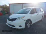✅ 2013 Toyota Sienna L • VIN: 5TDZK3DC9DS372608 • Lot: 43777973. Listed on IAAI with 140,937 mi. Free auction sales archive from the USA and detailed vehicle history report at DreamBid. Image 2.