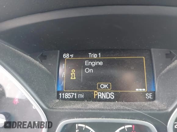 ✅ 2017 Ford Escape S • VIN: 1FMCU0F75HUE64892 • Lot: 43472779. Listed on IAAI with 118,571 mi. Free auction sales archive from the USA and detailed vehicle history report at DreamBid. Image 7.