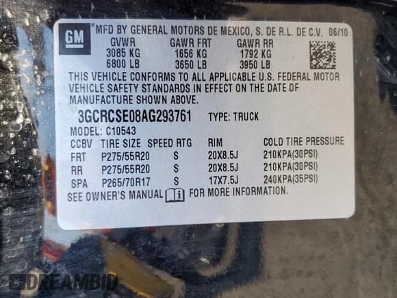 ✅ 2010 Chevrolet Silverado 1500 LT • VIN: 3GCRCSE08AG293761 • Lot: 74246554. Listed on Copart with 208,839 mi. Free auction sales archive from the USA and detailed vehicle history report at DreamBid. Image 12.