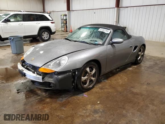 ✅ 2002 Porsche Boxster • VIN: WP0CA29802S620109 • Lot: 81482284. Listed on Copart with 29,246 mi. Free auction sales archive from the USA and detailed vehicle history report at DreamBid. Image 1.