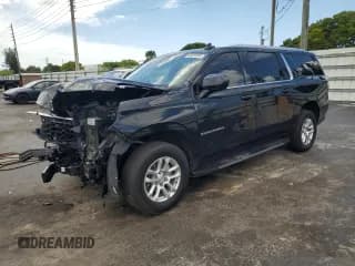 ✅ 2024 Chevrolet Suburban LS • VIN: 1GNSCBKT0RR332135 • Lot: 80355985. Listed on Copart with 44,799 mi. Free auction sales archive from the USA and detailed vehicle history report at DreamBid. Image 1.