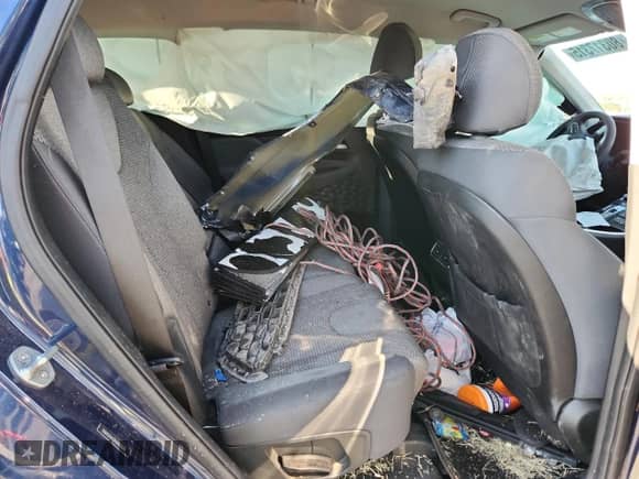 2022 Hyundai Santa Fe SEL with VIN 5NMS24AJ2NH444070, listed as a Copart auction lot 80317315 with 56,101 mi miles and Salvage title. Bid and sale history available at DreamBid. Image 11.