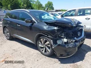 2015 Nissan Murano Platinum with VIN 5N1AZ2MG3FN207289, listed as a IAAI auction lot 42317126 with 129,746 mi miles and . Bid and sale history available at DreamBid. Image 1.