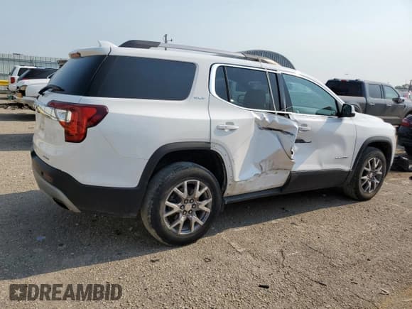 ✅ 2021 GMC Acadia SLT • VIN: 1GKKNULSXMZ214739 • Lot: 67831505. Listed on Copart with 98,396 mi. Free auction sales archive from the USA and detailed vehicle history report at DreamBid. Image 3.