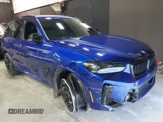 ✅ 2022 BMW X3 M • VIN: 5YM13EC03N9K58446 • Lot: 41354584. Listed on IAAI with 24,906 mi. Free auction sales archive from the USA and detailed vehicle history report at DreamBid. Image 1.