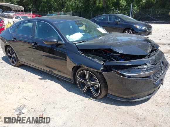 ✅ 2025 Honda Accord Sport • VIN: 1HGCY2F57SA016487 • Lot: 43086084. Listed on IAAI with 13,453 mi. Free auction sales archive from the USA and detailed vehicle history report at DreamBid. Image 1.