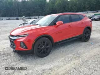 2021 Chevrolet Blazer RS с VIN 3GNKBERS9MS555121, выставлен на аукционе Copart как лот 59175395 с пробегом 95 040 миль миль и Списание • Salvage title. История ставок и продаж доступна на DreamBid. Изображение 1.