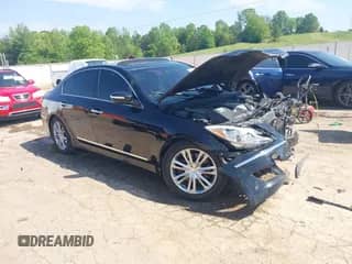 2012 Hyundai Genesis 4.6L with VIN KMHGC4DF9CU166571, listed as a IAAI auction lot 42058074 with 149,805 mi miles and . Bid and sale history available at DreamBid. Image 1.
