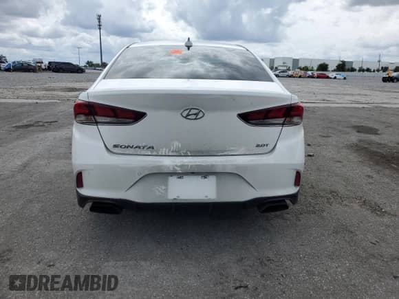 2018 Hyundai Sonata Limited with VIN 5NPE34AB1JH626827, listed as a Copart auction lot 80524245 with 242,007 mi miles and Salvage title. Bid and sale history available at DreamBid. Image 6.