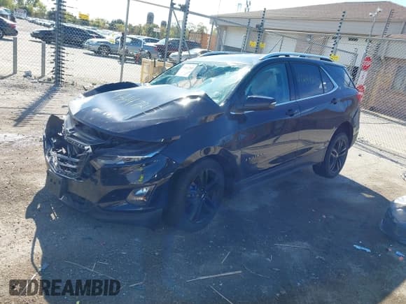 ✅ 2020 Chevrolet Equinox LT • VIN: 2GNAXVEX2L6140539 • Lot: 43447215. Listed on IAAI with 125,058 mi. Free auction sales archive from the USA and detailed vehicle history report at DreamBid. Image 2.