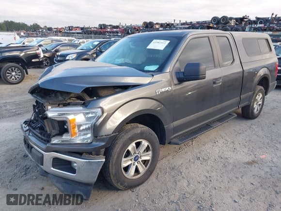 ✅ 2018 Ford F-150 XL • VIN: 1FTEX1CP5JFB19709 • Lot: 43581922. Listed on IAAI with 84,100 mi. Free auction sales archive from the USA and detailed vehicle history report at DreamBid. Image 18.