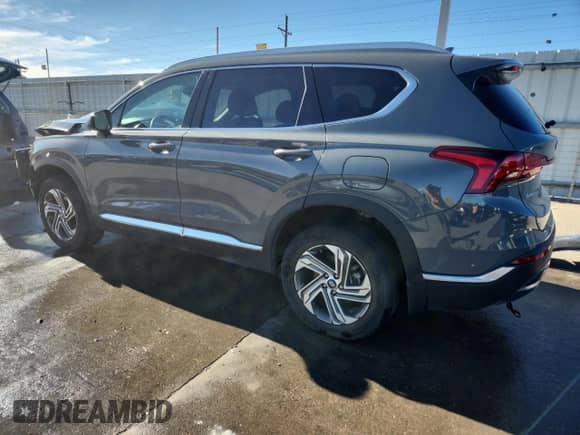 2022 Hyundai Santa Fe SEL with VIN 5NMS2DAJ5NH448842, listed as a Copart auction lot 89724865 with 30,643 mi miles and Salvage title. Bid and sale history available at DreamBid. Image 2.