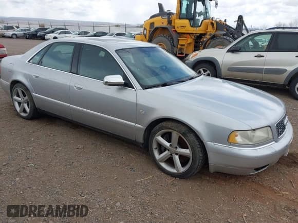 ✅ 2001 Audi S8 • VIN: WAUGU54D41N012957 • Lot: 41916244. Listed on IAAI with Not provided. Free auction sales archive from the USA and detailed vehicle history report at DreamBid. Image 1.
