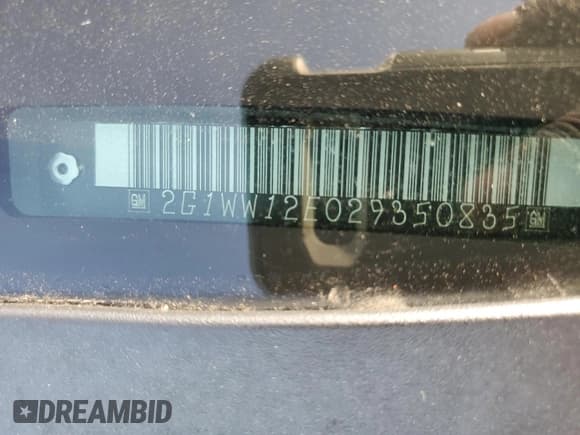 ✅ 2002 Chevrolet Monte Carlo LS • VIN: 2G1WW12E029350835 • Lot: 89907335. Listed on Copart with 273,246 mi. Free auction sales archive from the USA and detailed vehicle history report at DreamBid. Image 12.