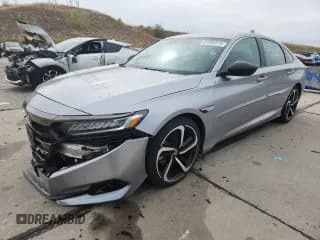 ✅ 2022 Honda Accord Sport • VIN: 1HGCV1F33NA110324 • Lot: 81690315. Wystawiony na Copart z przebiegiem 33 257 mil. Bezpłatny archiwum sprzedaży aukcyjnych z USA i szczegółowy raport historii pojazdu na DreamBid. Zdjęcie 1.
