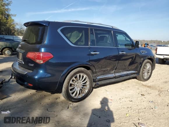 ✅ 2015 Infiniti QX80 • VIN: JN8AZ2NC9F9371045 • Lot: 92989495. Listed on Copart with 182,768 mi. Free auction sales archive from the USA and detailed vehicle history report at DreamBid. Image 3.