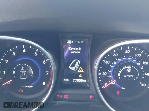 2015 Hyundai Santa Fe Limited with VIN KM8SR4HF2FU106171, listed as a IAAI auction lot 42710435 with 77,808 mi miles and . Bid and sale history available at DreamBid. Image 7.