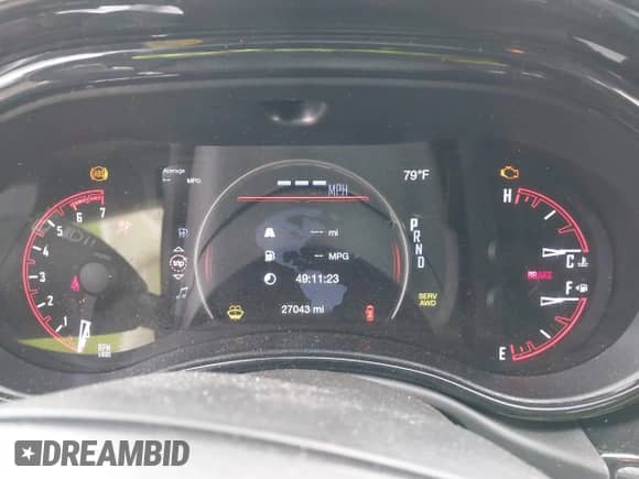 2022 Dodge Durango R/T with VIN 1C4SDJCT8NC105416, listed as a IAAI auction lot 42988581 with 27,043 mi miles and . Bid and sale history available at DreamBid. Image 7.