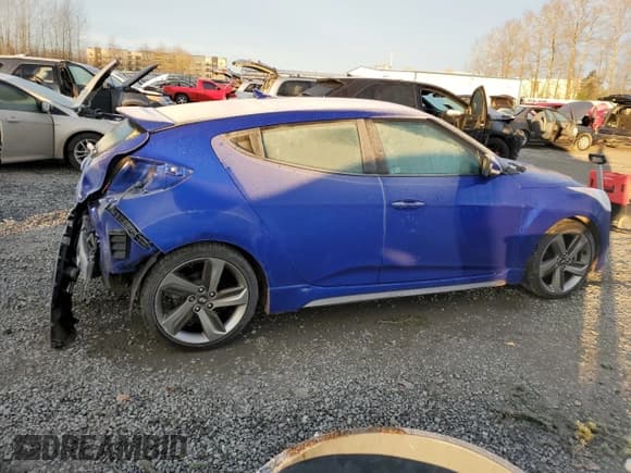 ✅ 2013 Hyundai Veloster Turbo • VIN: KMHTC6AEXDU166814 • Lot: 83712484. Wystawiony na Copart z przebiegiem 67 357 mil. Bezpłatny archiwum sprzedaży aukcyjnych z USA i szczegółowy raport historii pojazdu na DreamBid. Zdjęcie 3.