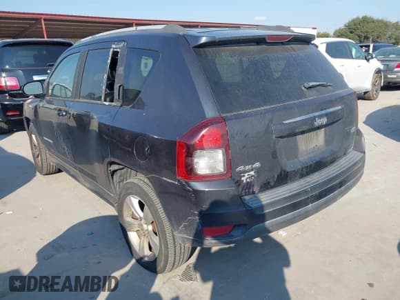 ✅ 2015 Jeep Compass High Altitude • VIN: 1C4NJDEBXFD217092 • Lot: 43237256. Listed on IAAI with 161,684 mi. Free auction sales archive from the USA and detailed vehicle history report at DreamBid. Image 3.