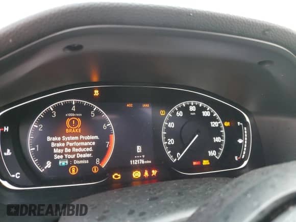 2018 Honda Accord EX-L z VIN 1HGCV1F57JA100293, wystawiony jako Copart lot #82453115 z przebiegiem 112 176 mil mil oraz Szkoda całkowita • Salvage title. Historia ofert i sprzedaży dostępna na DreamBid. Obrazek 9.