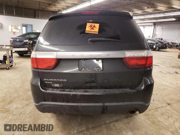 ✅ 2012 Dodge Durango SXT • VIN: 1C4RDJAG8CC198214 • Lot: 52154065. Listed on Copart with 128,787 mi. Free auction sales archive from the USA and detailed vehicle history report at DreamBid. Image 6.