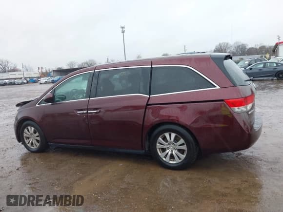 ✅ 2014 Honda Odyssey EX-L • VIN: 5FNRL5H65EB108563 • Lot: 43754911. Listed on IAAI with 271,491 mi. Free auction sales archive from the USA and detailed vehicle history report at DreamBid. Image 14.