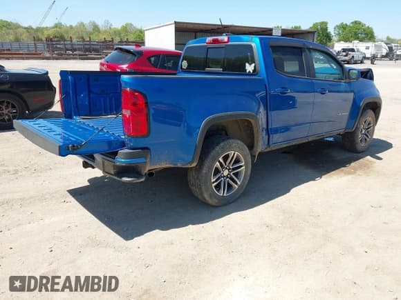 ✅ 2022 Chevrolet Colorado 2WD LT • VIN: 1GCGSCENXN1123398 • Lot: 42016493. Listed on IAAI with 58,326 mi. Free auction sales archive from the USA and detailed vehicle history report at DreamBid. Image 4.