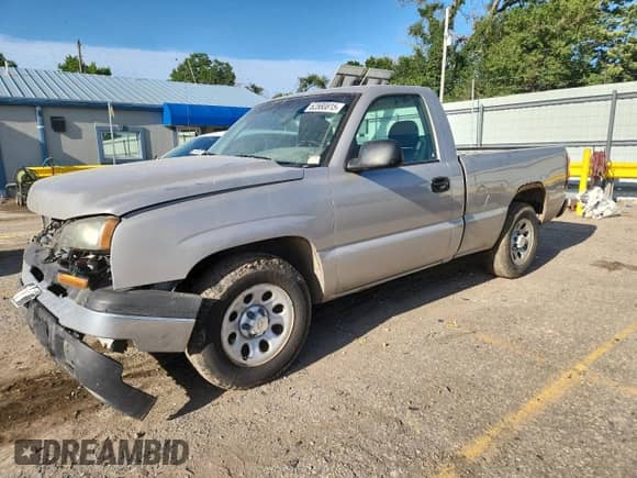 2007 Chevrolet Silverado 1500 Work Truck with VIN 3GCEC14VX7G192011, listed as a Copart auction lot 62880815 with Not provided miles and Salvage title. Bid and sale history available at DreamBid. Image 1.
