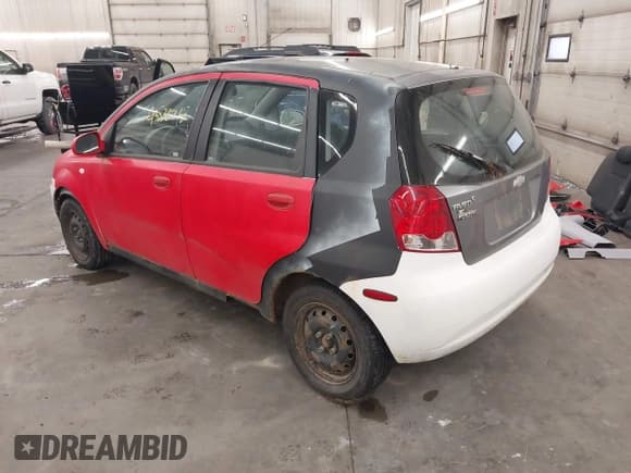 ✅ 2008 Chevrolet Aveo LS • VIN: KL1TD66648B121640 • Lot: 43836218. Listed on IAAI with Not provided. Free auction sales archive from the USA and detailed vehicle history report at DreamBid. Image 3.