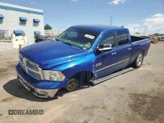 ✅ 2017 Ram 1500 Big Horn • VIN: 1C6RR7TT7HS588207 • Lot: 61862755. Listed on Copart with 115,077 mi. Free auction sales archive from the USA and detailed vehicle history report at DreamBid. Image 1.