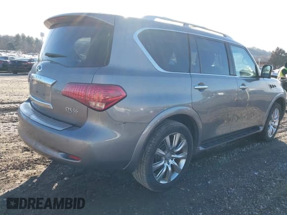 ✅ 2012 Infiniti QX56 7-passenger • VIN: JN8AZ2NF1C9518979 • Lot: 43827363. Listed on IAAI with 159,533 mi. Free auction sales archive from the USA and detailed vehicle history report at DreamBid. Image 4.