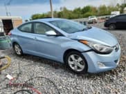 ✅ 2013 Hyundai Elantra GLS • VIN: KMHDH4AE7DU502462 • Lot: 82062565. Listed on Copart with 72,706 mi. Free auction sales archive from the USA and detailed vehicle history report at DreamBid. Image 4.