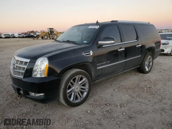 ✅ 2013 Cadillac Escalade ESV Platinum Edition • VIN: 1GYS3KEF4DR222867 • Лот: 87014874. Опубликован ранее на Copart с пробегом 189 707 миль. Бесплатный доступ к архиву аукционных продаж из США и подробный отчёт об истории автомобиля на DreamBid. Изображение 1.