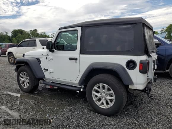 ✅ 2023 Jeep Wrangler Sport S • VIN: 1C4HJXAG6PW644372 • Лот: 58573085. Опубликован ранее на Copart с пробегом 38 704 миль. Бесплатный доступ к архиву аукционных продаж из США и подробный отчёт об истории автомобиля на DreamBid. Изображение 2.